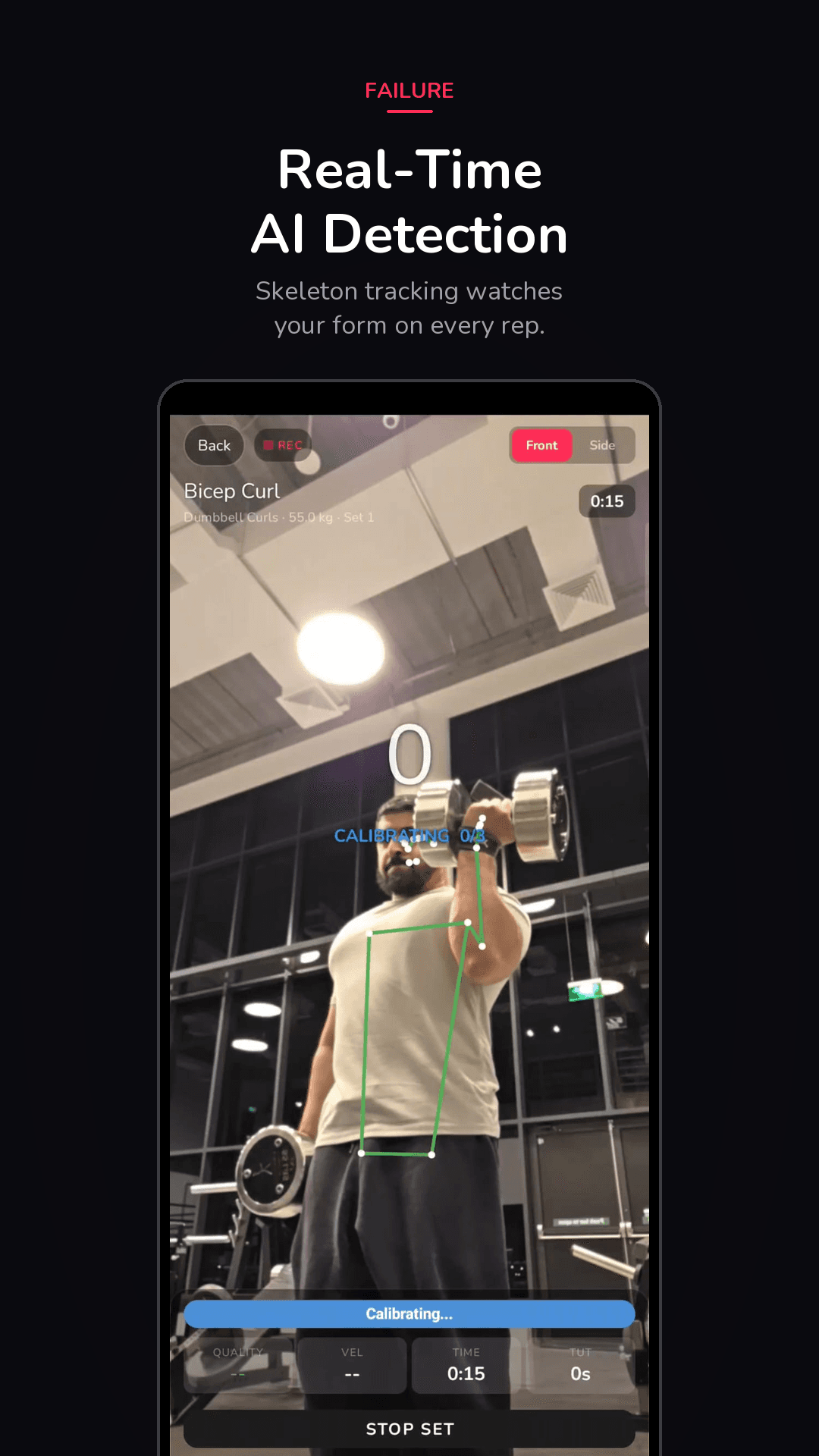 Real-time AI skeleton tracking
